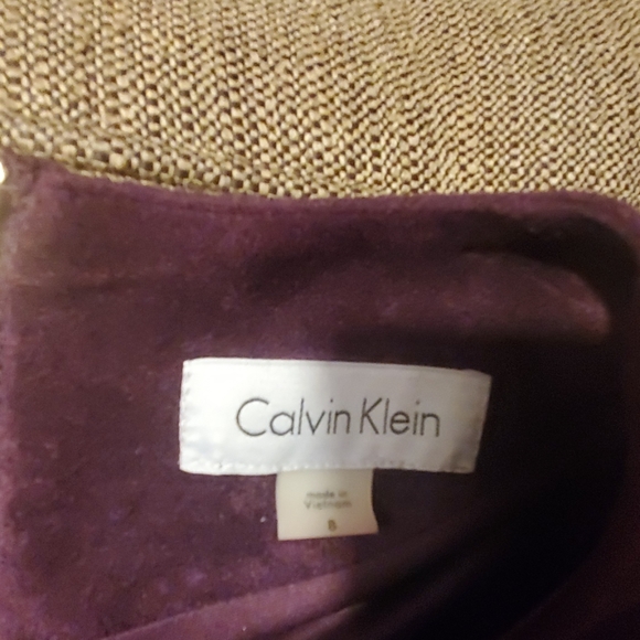 NWT Calvin Klein Dark Purple Dress - Picture 5 of 8